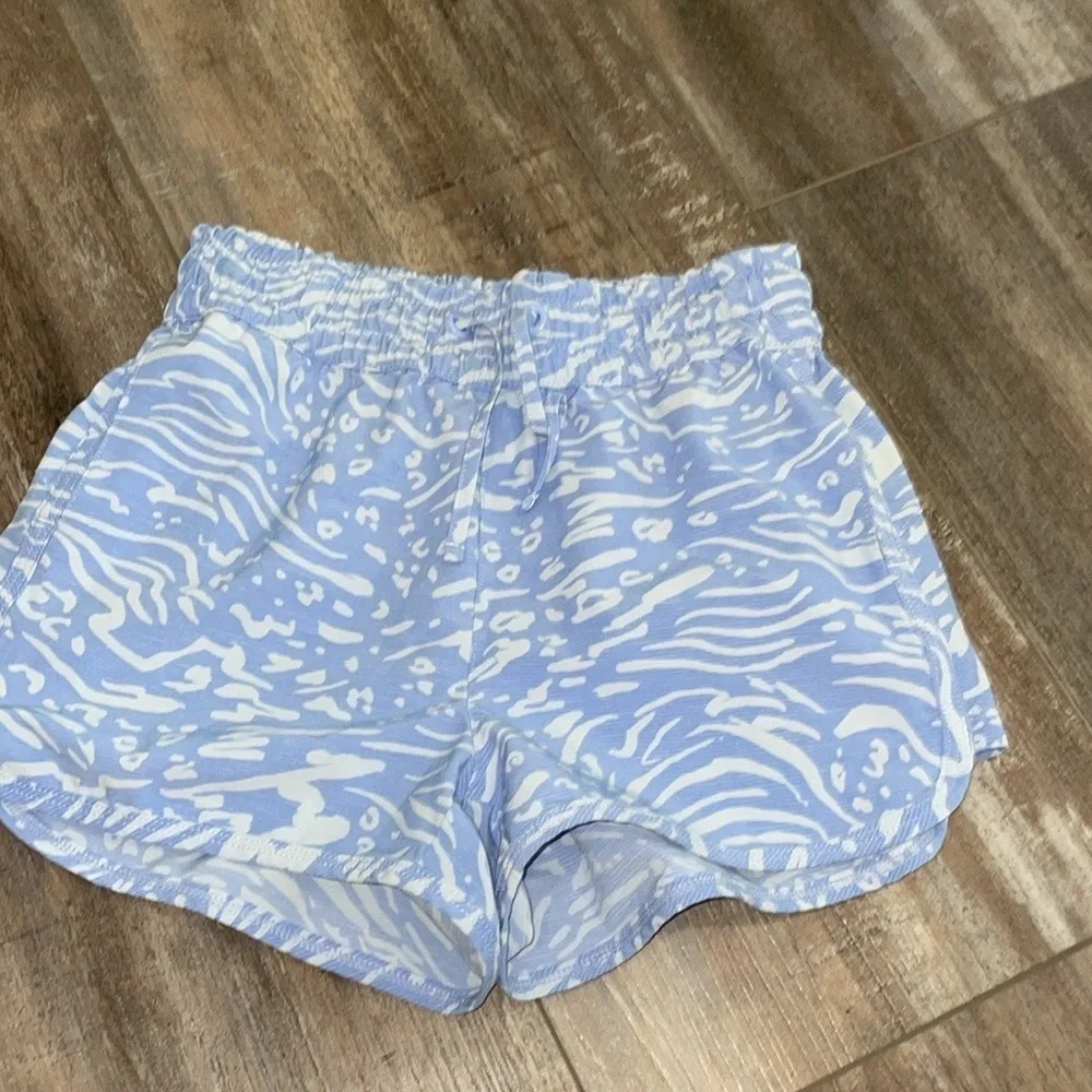 ATHLETA Girl Dive in Boardshort Nina Animal Blue size 7